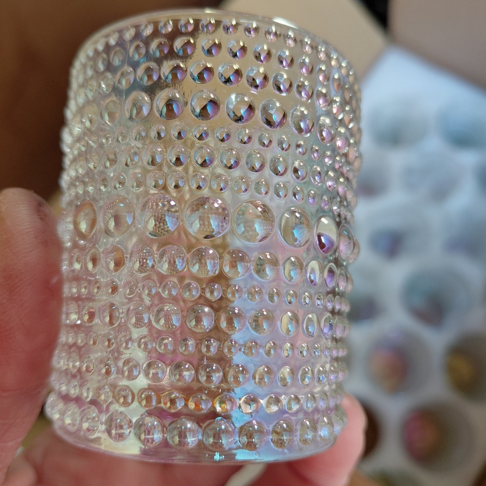 Iridescent Beaded Glass Holder 24 - Picture 6 of 6